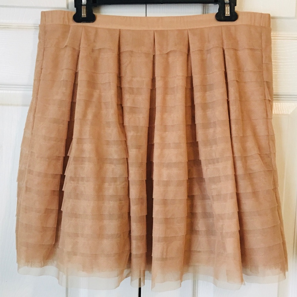 BCBG MAXAZRIA Alegra Bare Pink Skirt